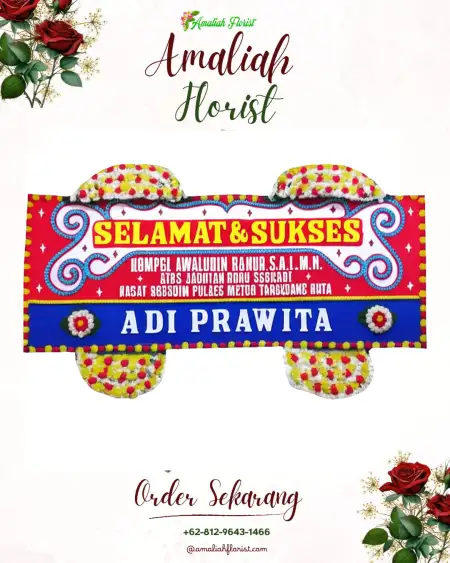 Papan Bunga Ucapan Selamat Purbosembodo